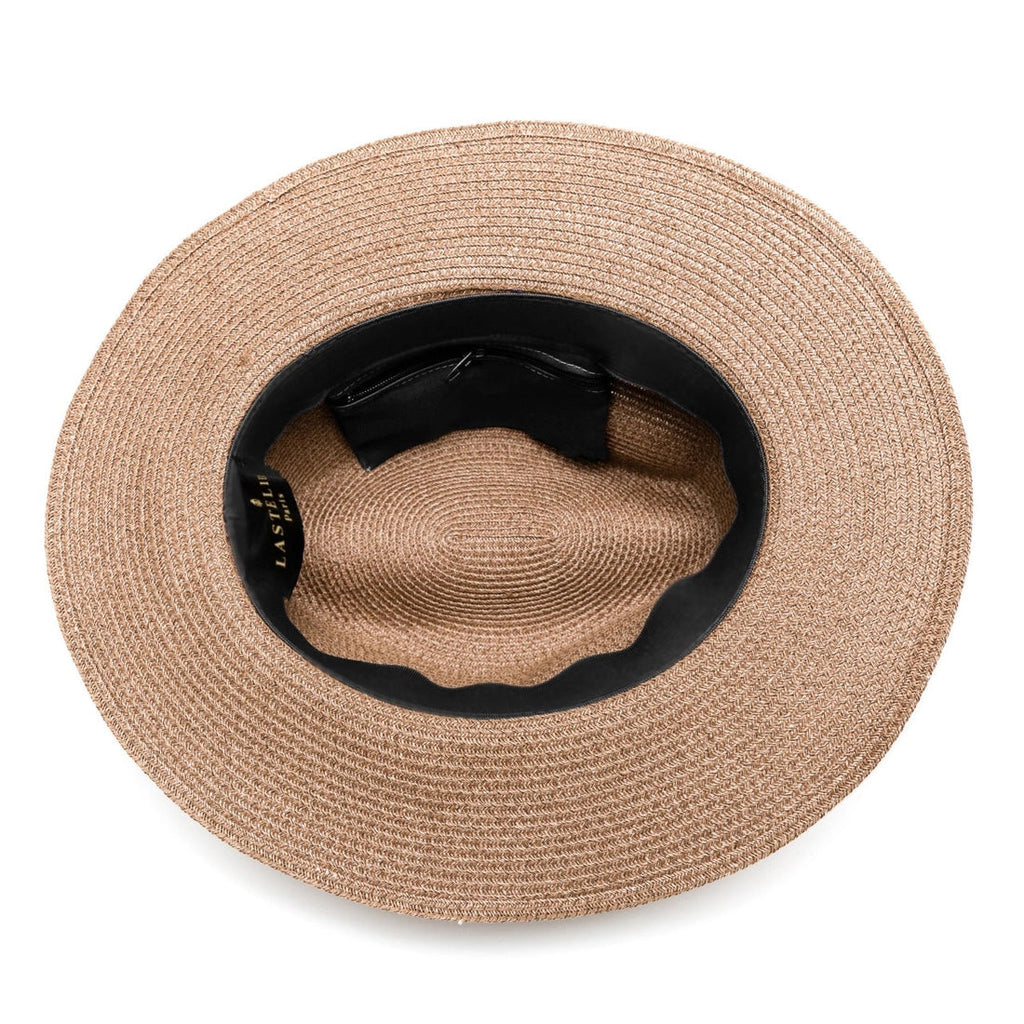 Portofino Paillette straw hat - Silver Hats Lastelier 