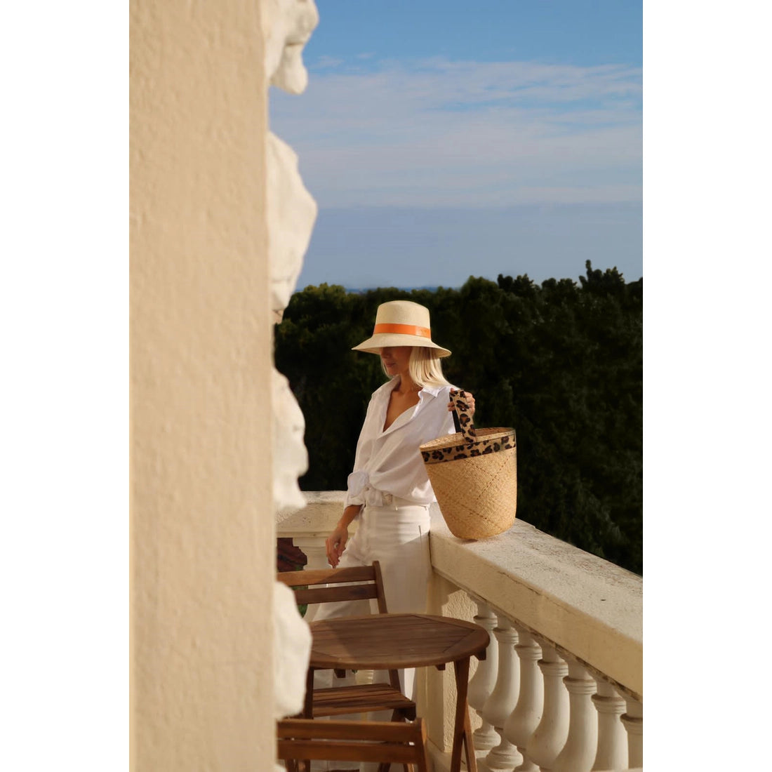 Panama Riviera straw hat - Orange Hats Lastelier
