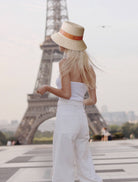 Panama Riviera straw hat - Orange Lastelier