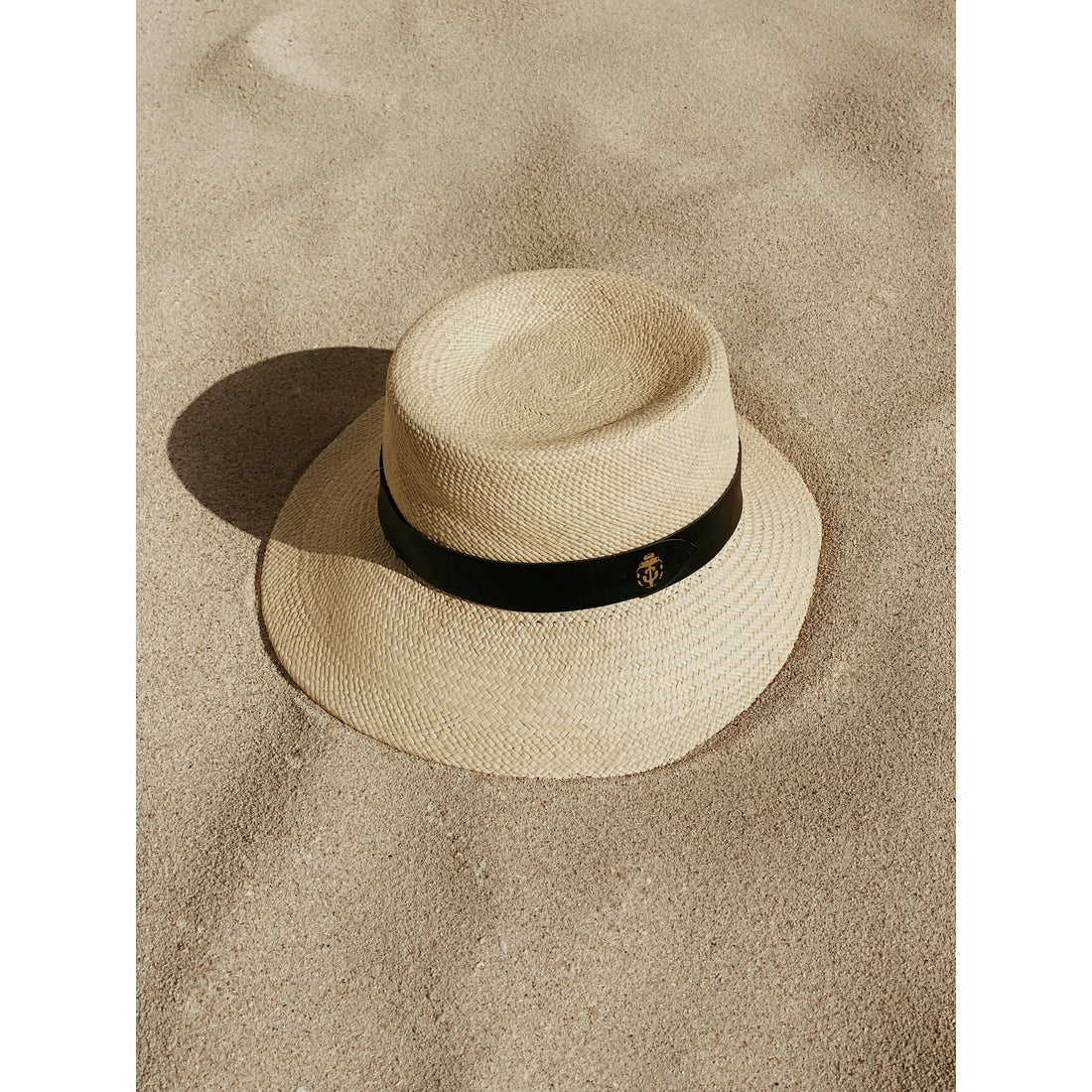 Panama Riviera straw hat - Black Hats Lastelier