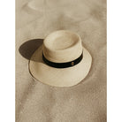 Panama Riviera straw hat - Black Hats Lastelier
