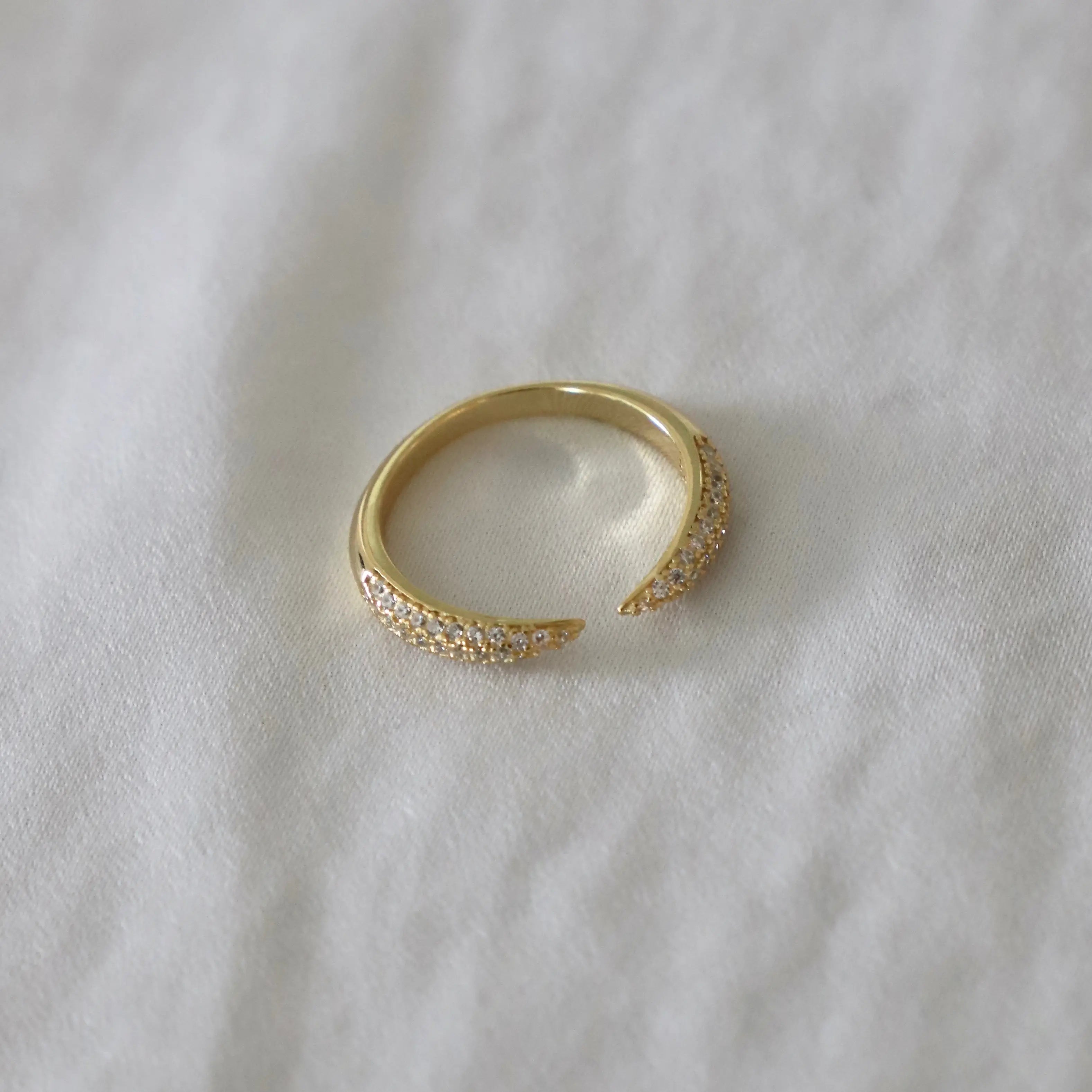 OPEN CZ CLAW RING Rings Katie Waltman Jewelry