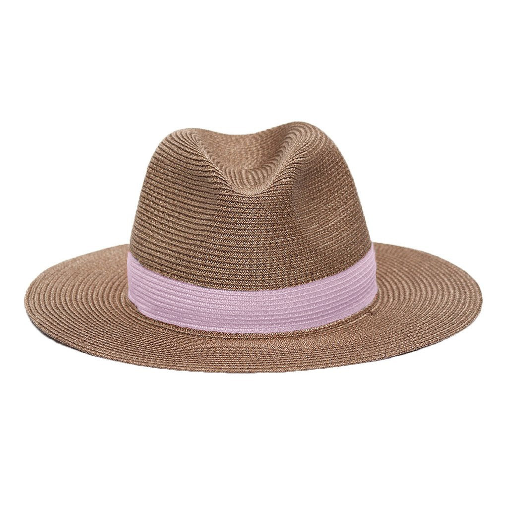 Portofino straw hat - Light Pink Hats Lastelier
