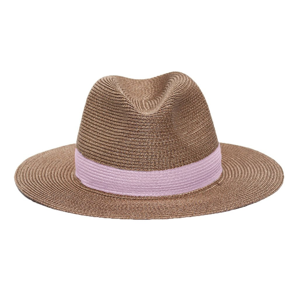 Portofino straw hat - Light Pink Hats Lastelier 