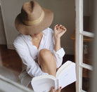 Portofino Paillette straw hat - Gold Lastelier