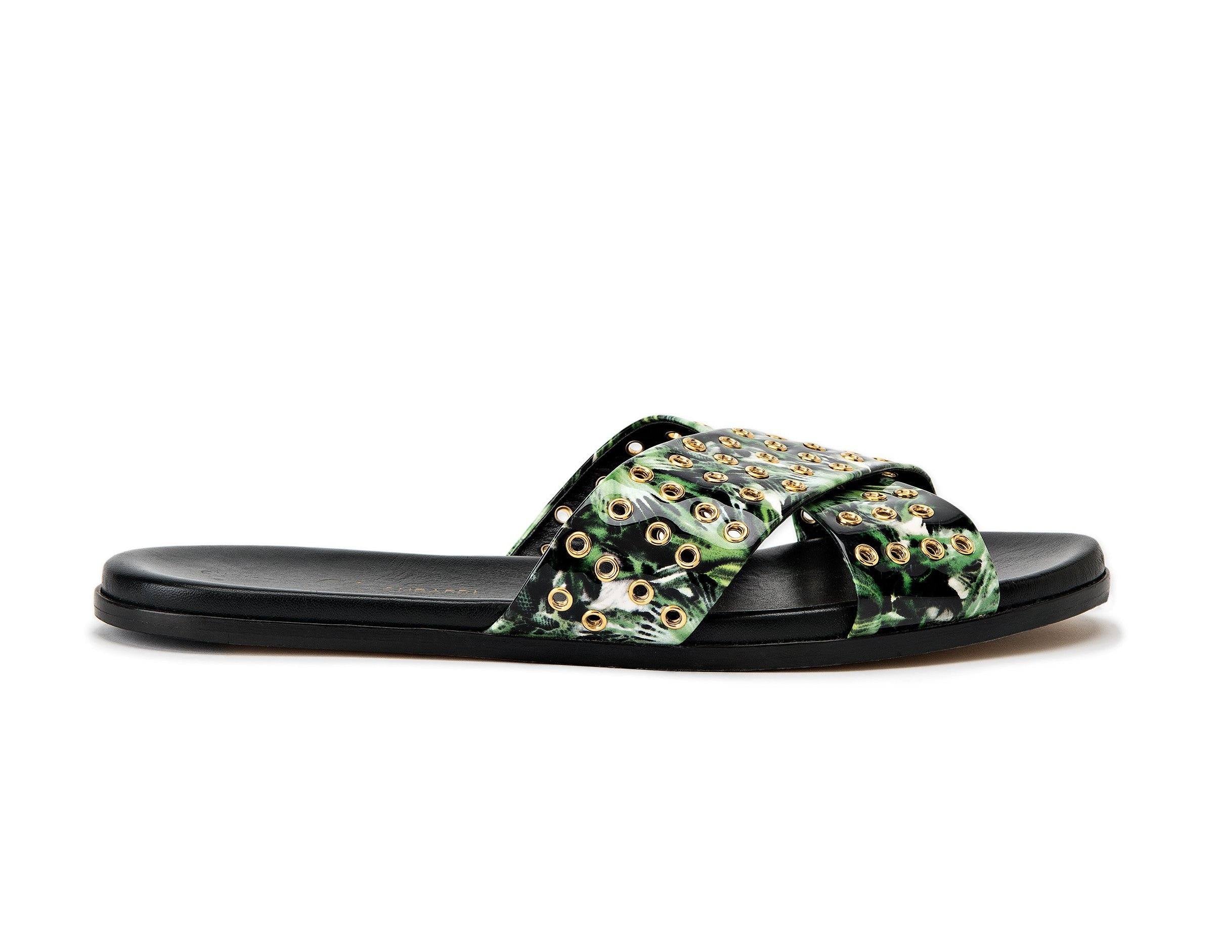 Aria Eyelet Aria Christina Lombardi 36 Green Leaf