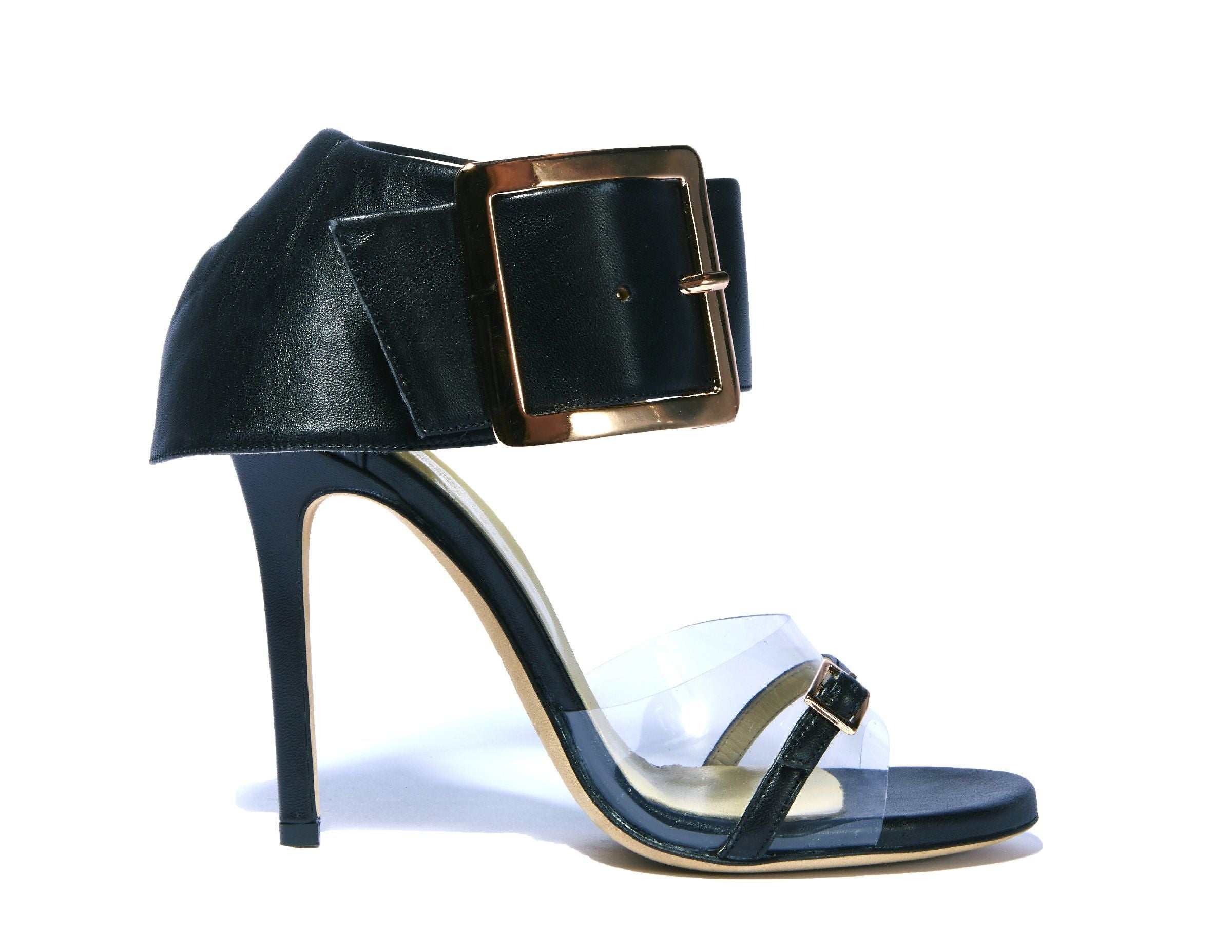 Neeka Neeka Christina Lombardi 36 Black Nappa