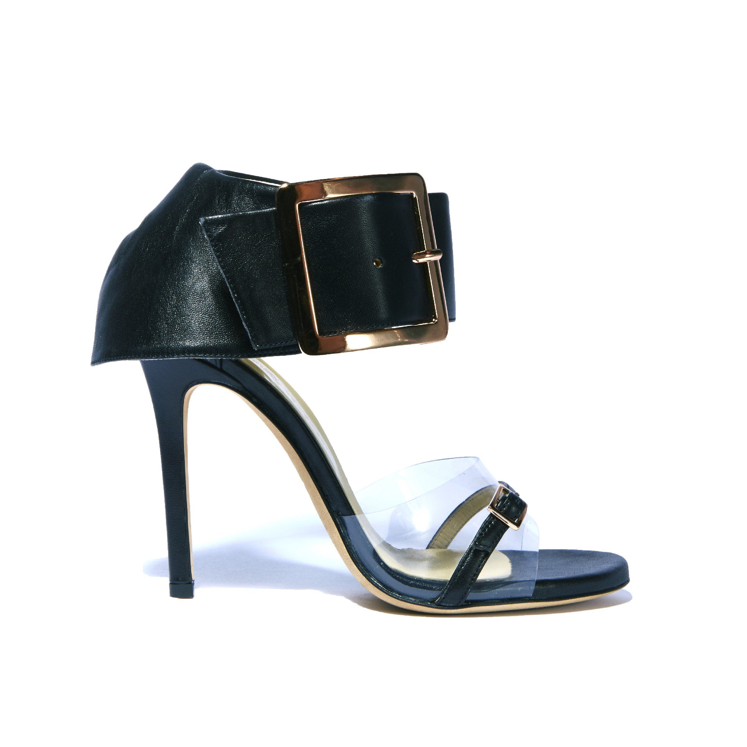 Neeka Neeka Christina Lombardi 36 Black Nappa