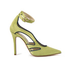 Nicole Nicole Christina Lombardi 36 Lime Satin