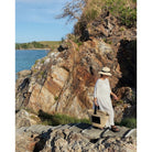 Panama Riviera straw hat - Black Hats Lastelier