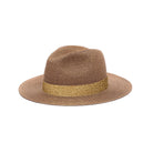 Portofino Paillette straw hat - Gold Hats Lastelier