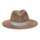 Portofino Paillette straw hat - Silver Hats Lastelier