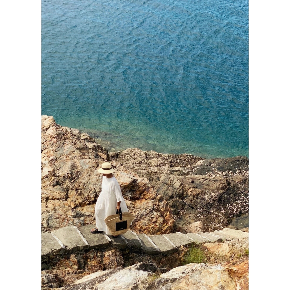 Panama Riviera straw hat - Black Hats Lastelier