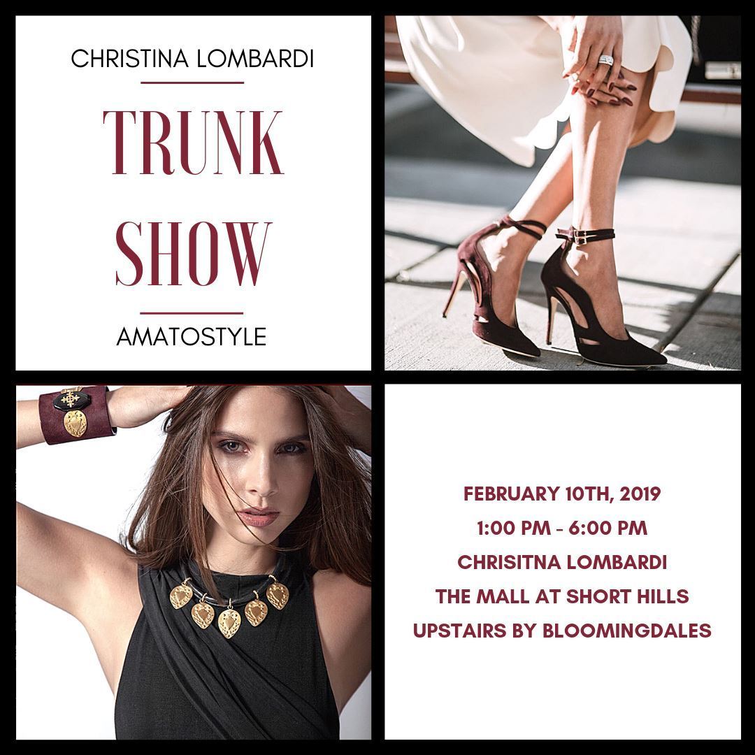 Trunk Show: CHRISTINA LOMBARDI X AMATO STYLE