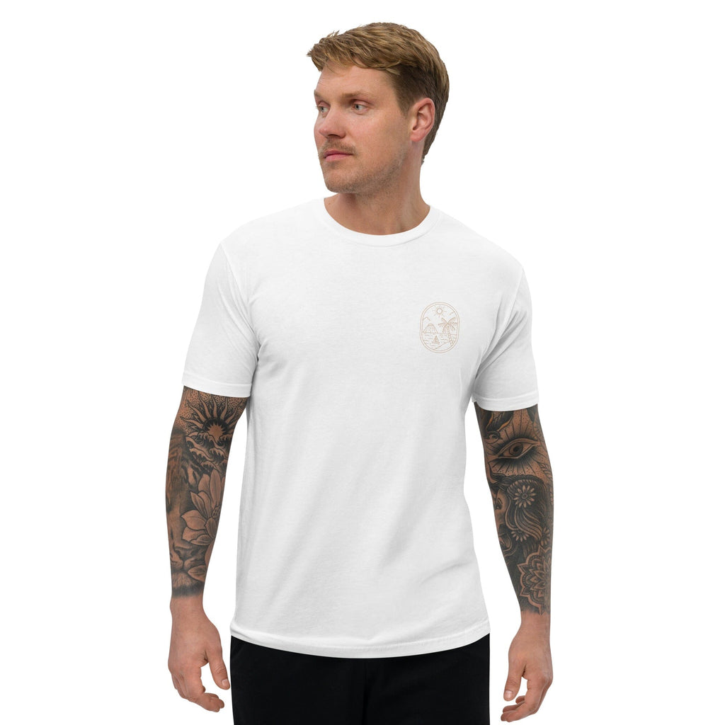 Beach Short Sleeve T-shirt Clothing Christina Lombardi White XS 
