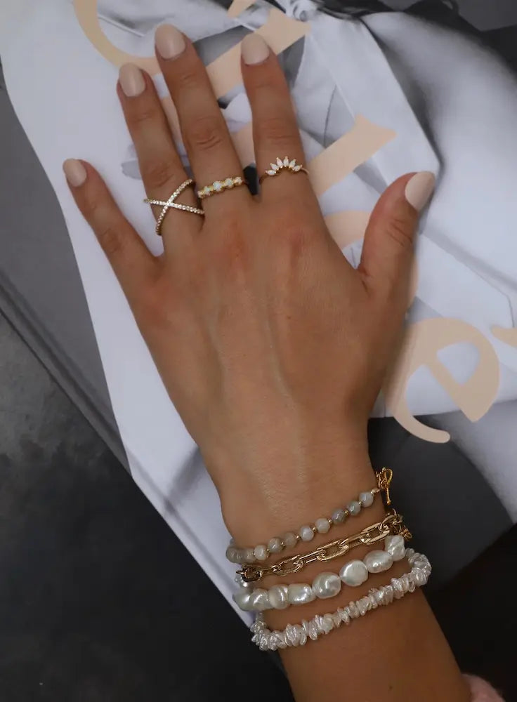 KESHI NUGGET PEARL BRACELET Bracelets Katie Waltman Jewelry 