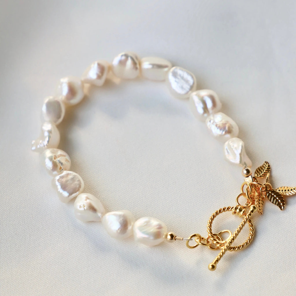 KESHI NUGGET PEARL BRACELET Bracelets Katie Waltman Jewelry 