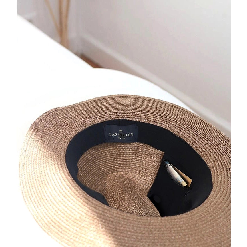 Portofino Paillette straw hat - Gold Hats Lastelier 