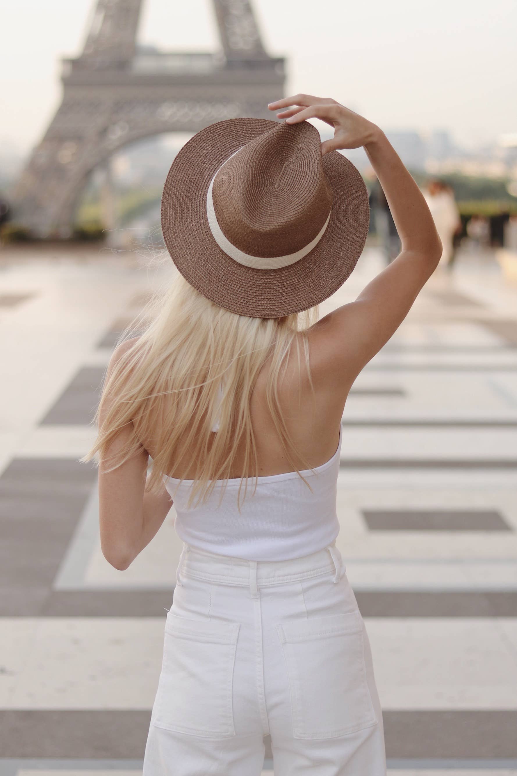 Portofino straw hat - White Lastelier 