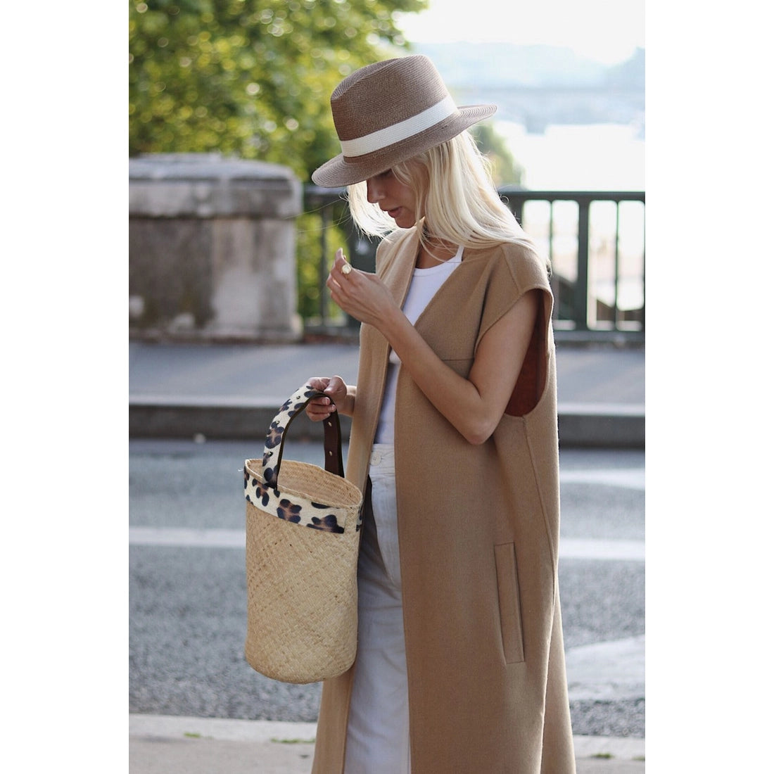 Portofino straw hat - White Hats Lastelier 